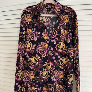 Kerrits Girl’s Vibrant Paisley Long Sleeve